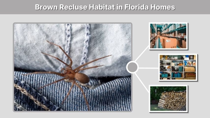 Brown Recluse Habitat in Florida Homes
