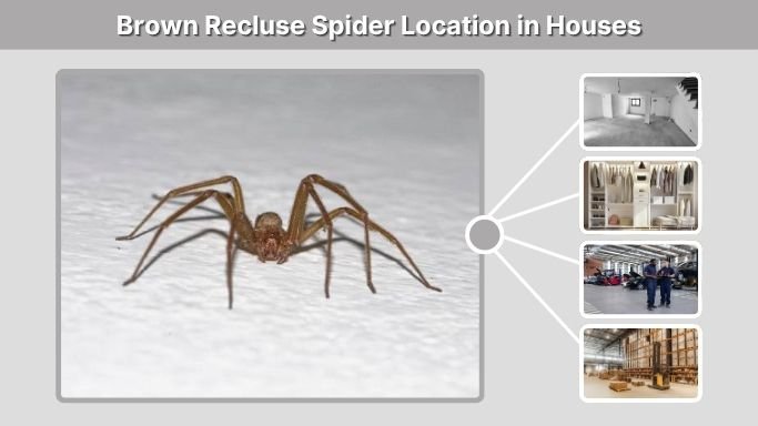 Brown Recluse Spider Location in Houses