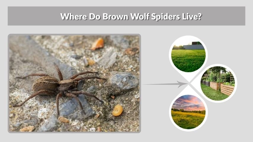 Where Do Brown Wolf Spiders Live?