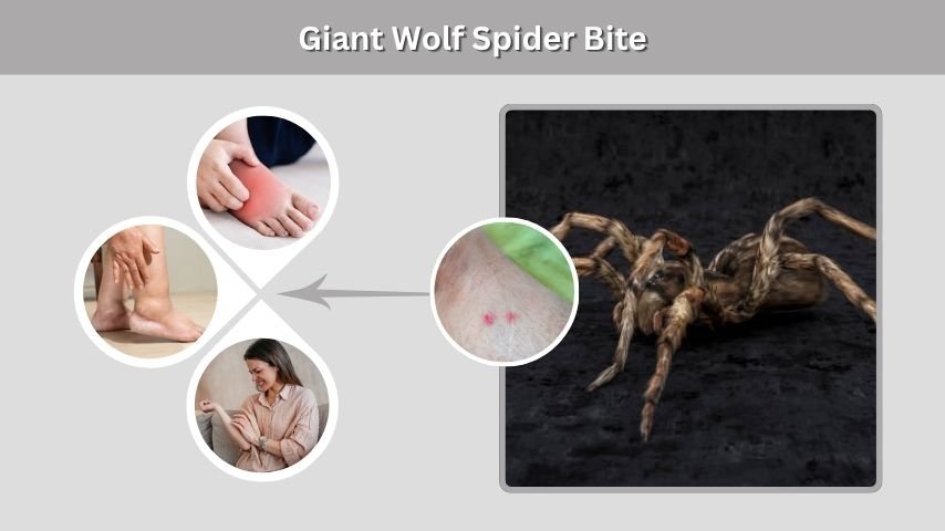 Giant Wolf Spider Bite