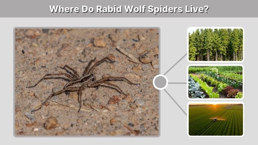 Where Do Rabid Wolf Spiders Live?