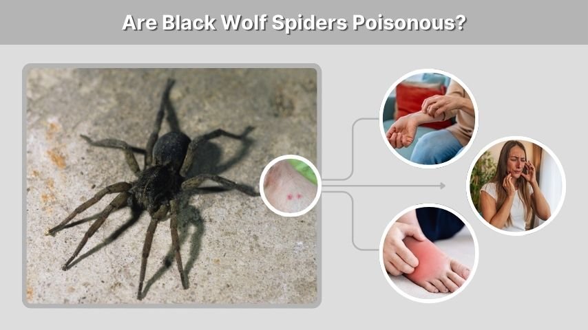 Are Black Wolf Spiders Poisonous?