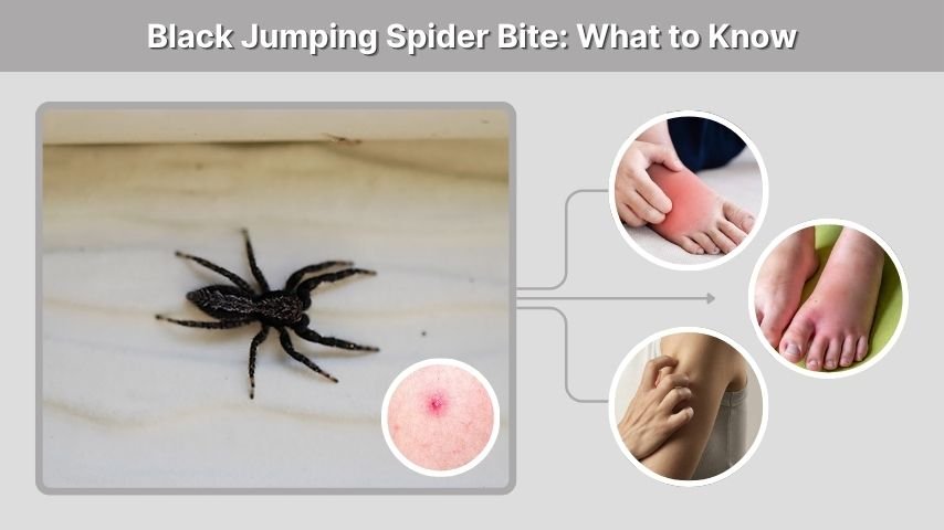 Black Jumping Spider Bite: What to Know