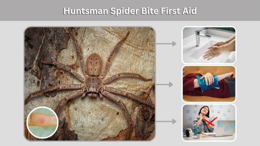 Huntsman Spider Bite First Aid