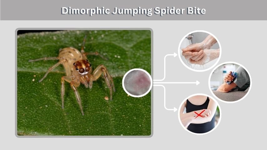 Dimorphic Jumping Spider Bite