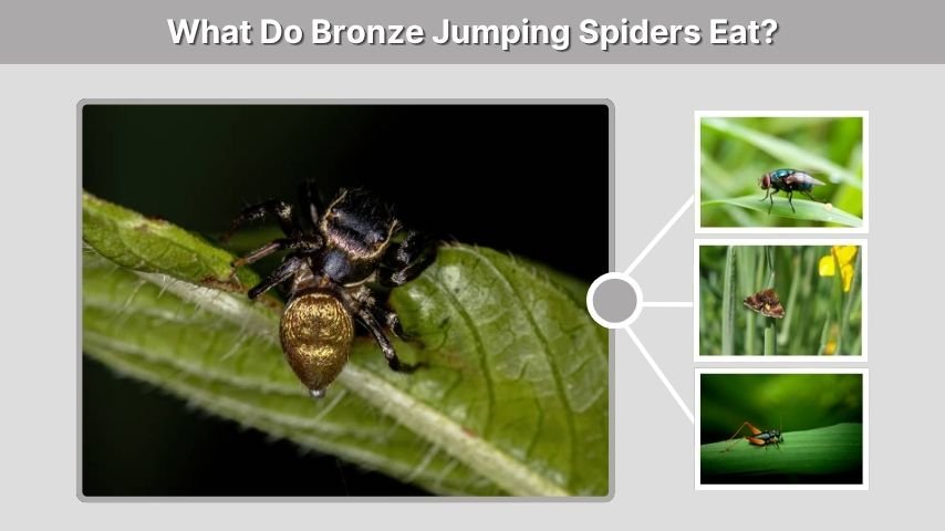 What Do Bronze Jumping Spiders Eat?