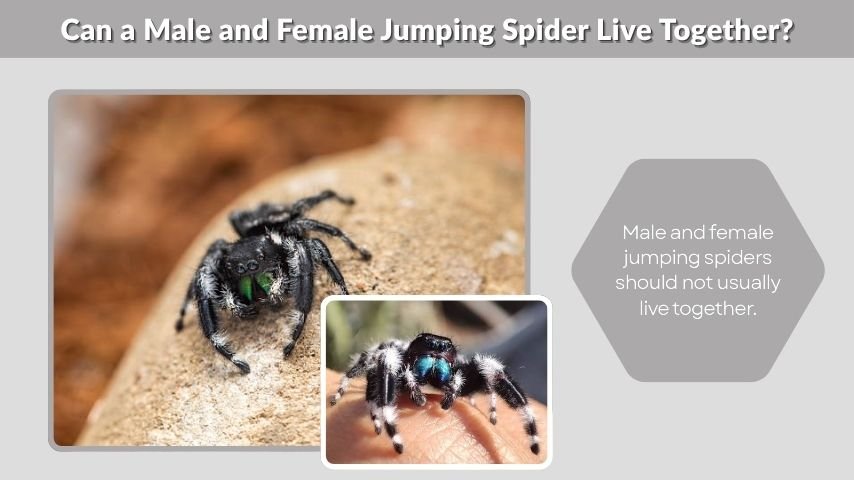 Can a Male and Female Jumping Spider Live Together?