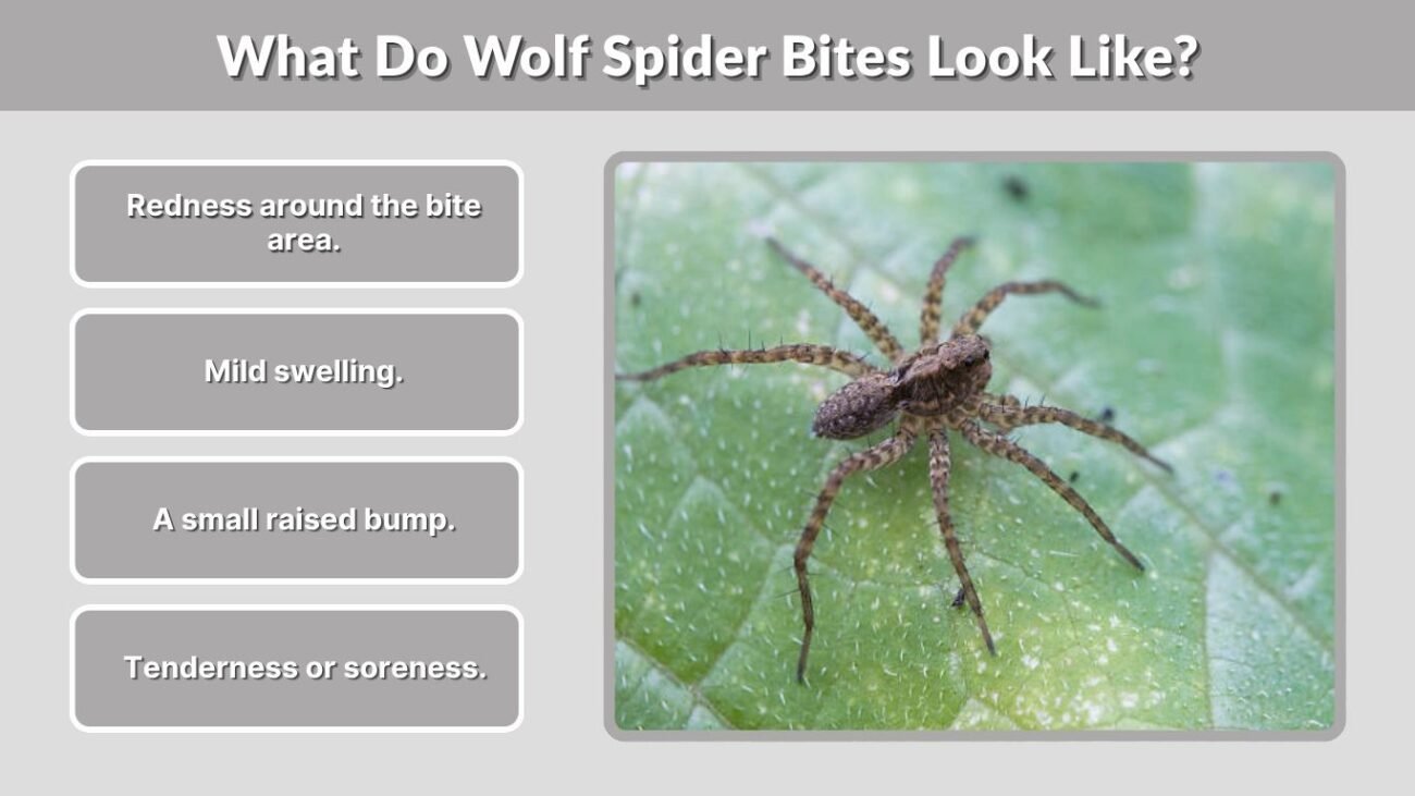 What Do Wolf Spider Bites Look Like?