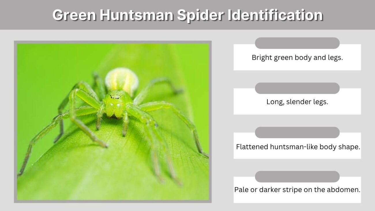 Green Huntsman Spider Identification