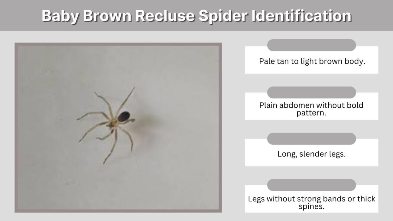 Baby Brown Recluse Spider Identification