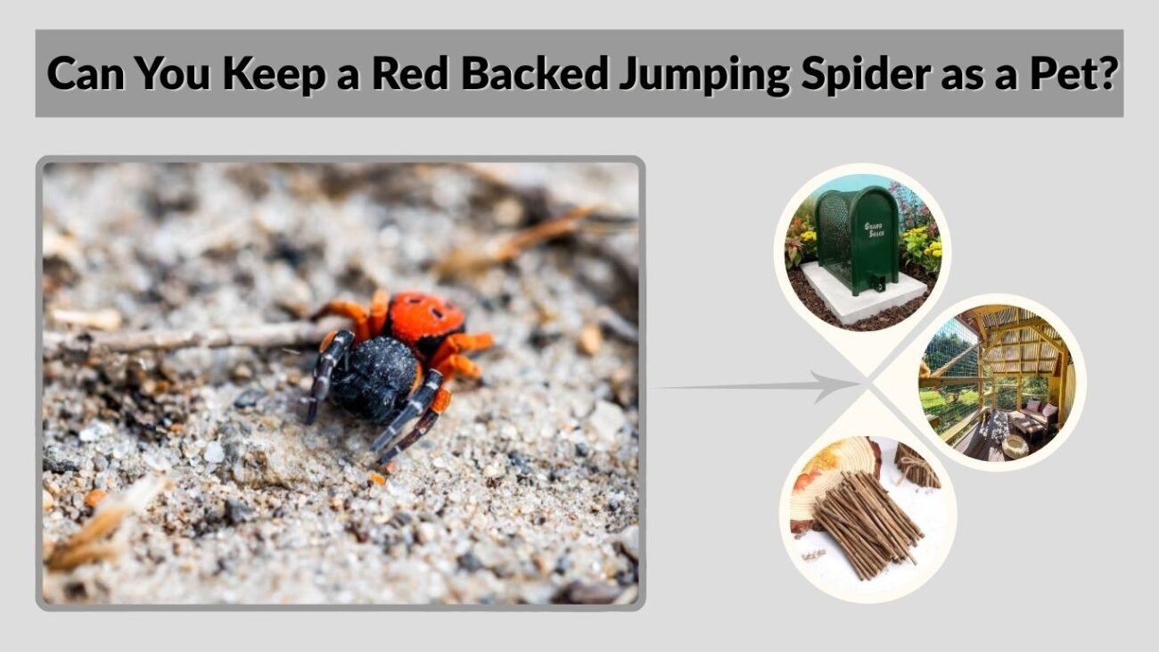 Can You Keep a Red Backed Jumping Spider as a Pet?