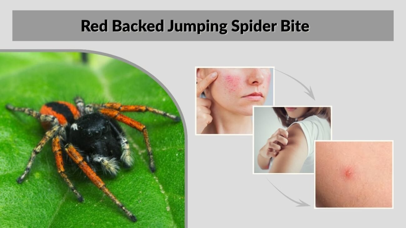 Red Backed Jumping Spider Bite