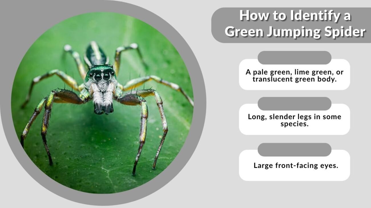 How to Identify a Green Jumping Spider