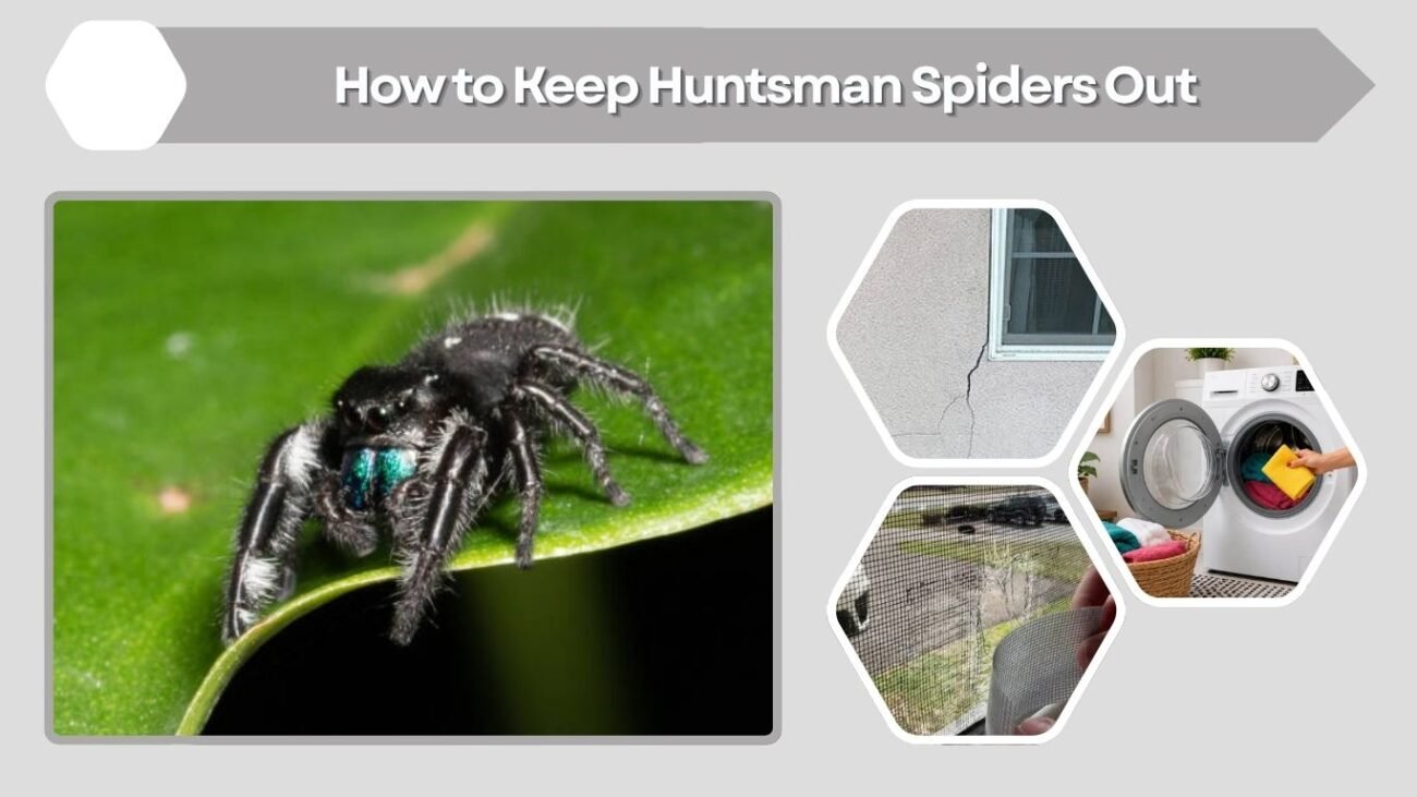 How to Keep Huntsman Spiders Out