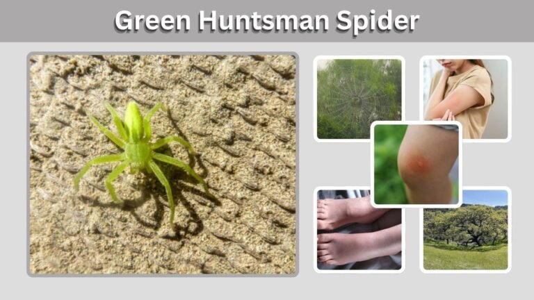 Green Huntsman Spider: Facts, Size, Bite, and Habitat