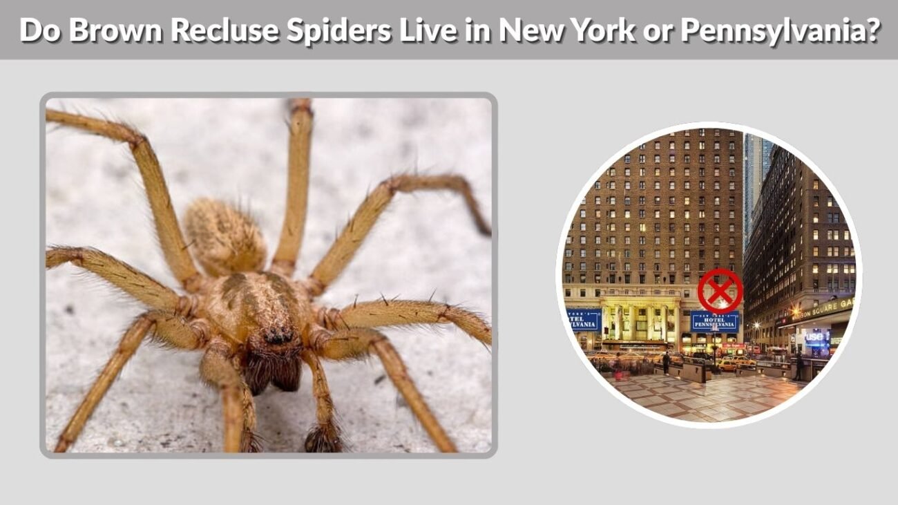 Do Brown Recluse Spiders Live in New York or Pennsylvania?