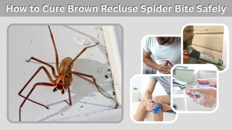 How to Cure Brown Recluse Spider Bite Safely
