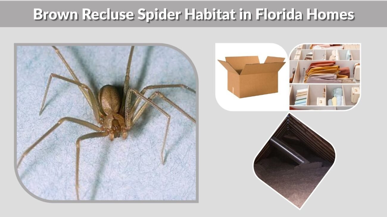 Brown Recluse Spider Habitat in Florida Homes