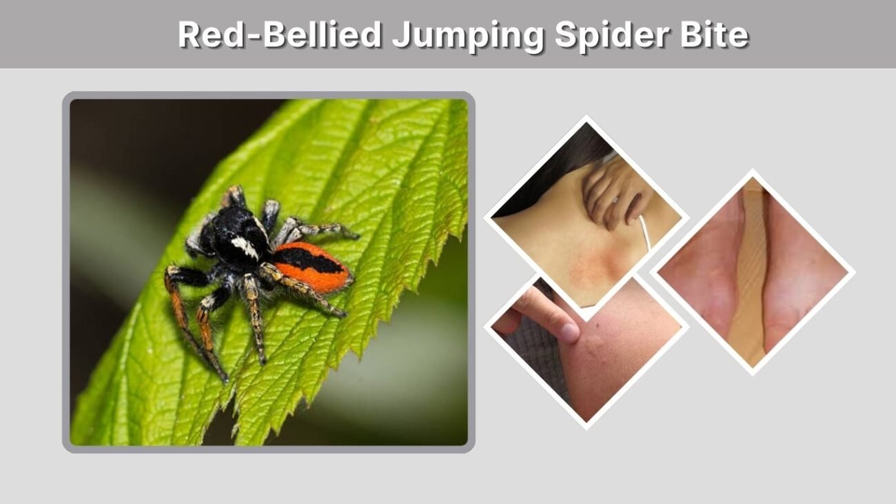 Red-Bellied Jumping Spider Bite