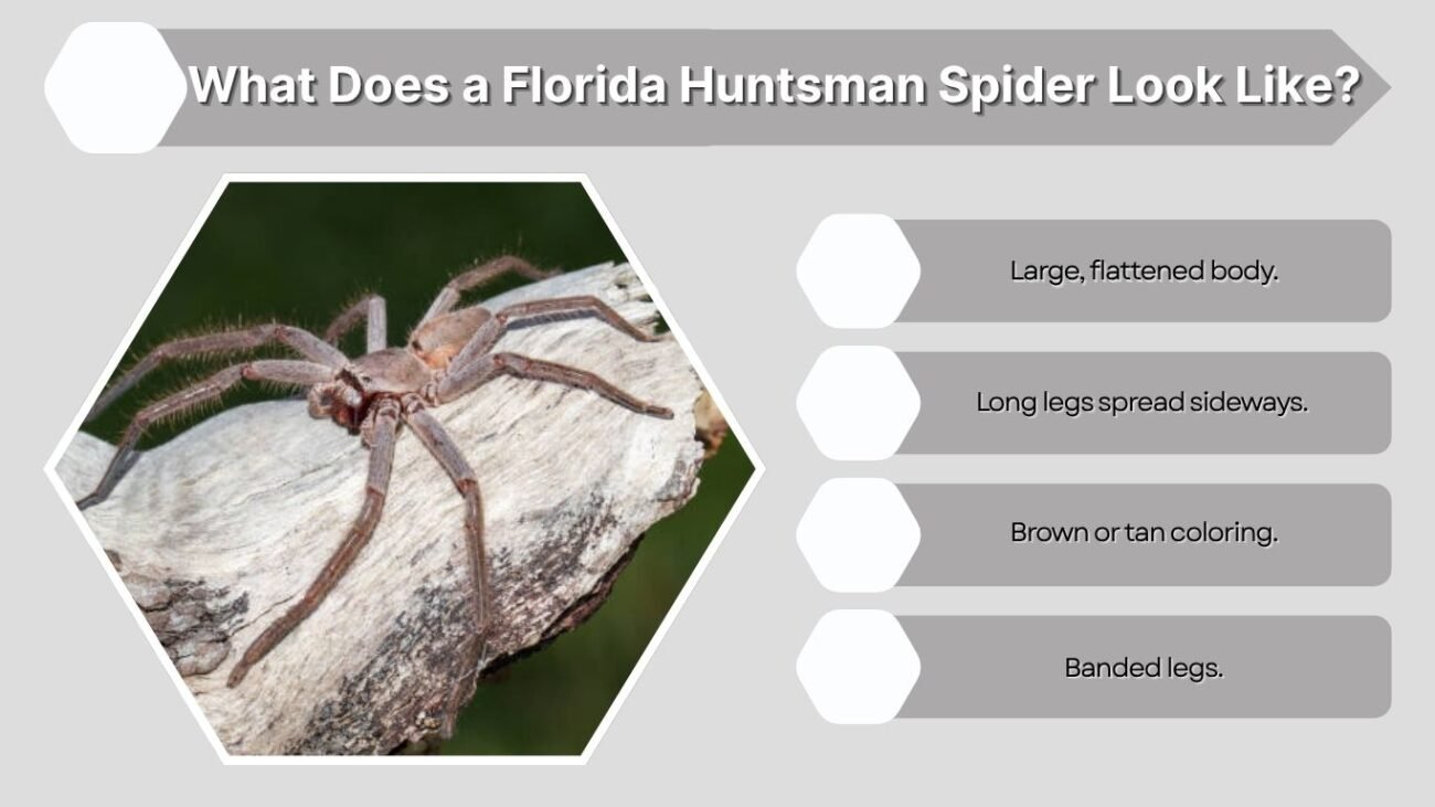 What Does a Florida Huntsman Spider Look Like?