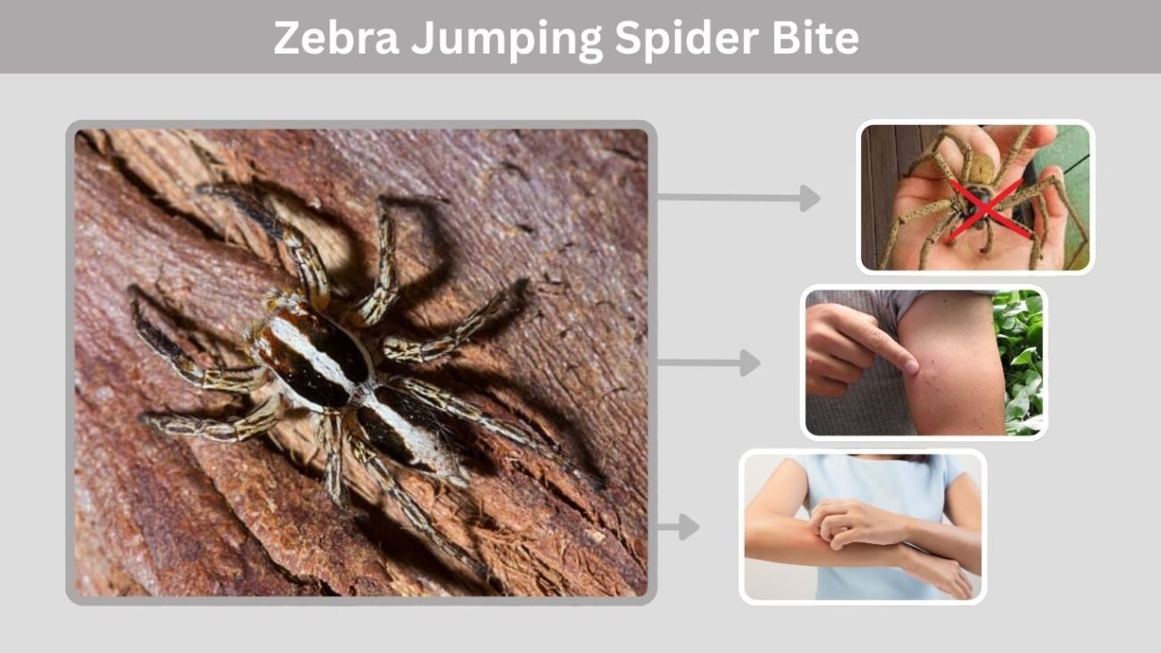 Zebra Jumping Spider Bite
