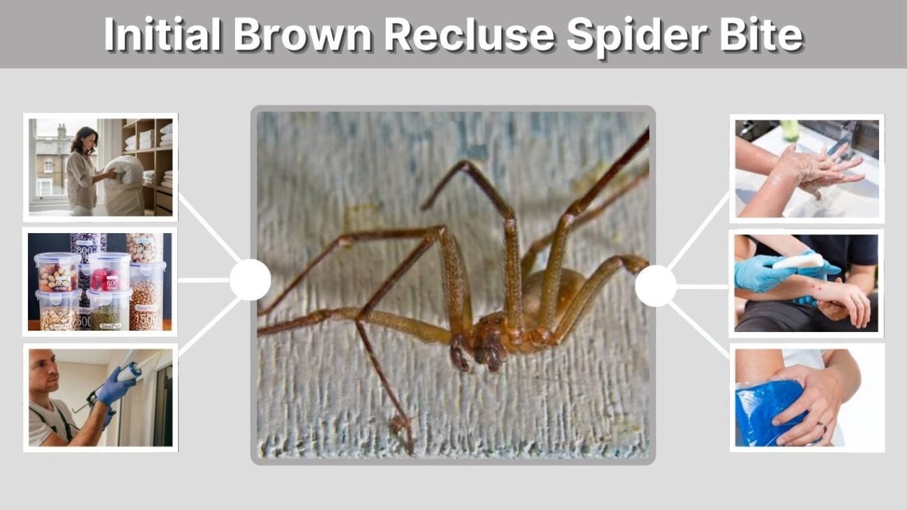 Initial Brown Recluse Spider Bite: Early Signs, Symptoms and Appearance