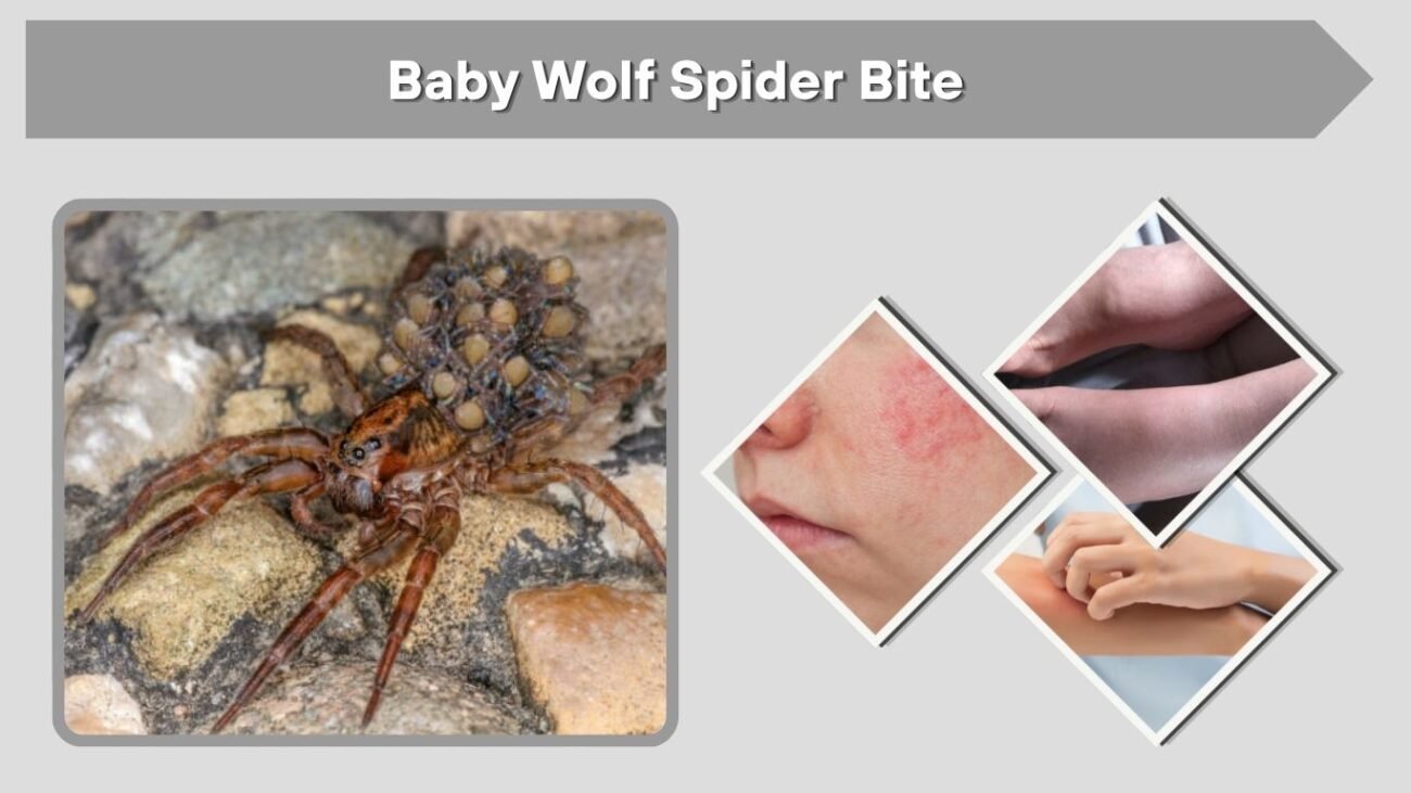 Baby Wolf Spider Bite