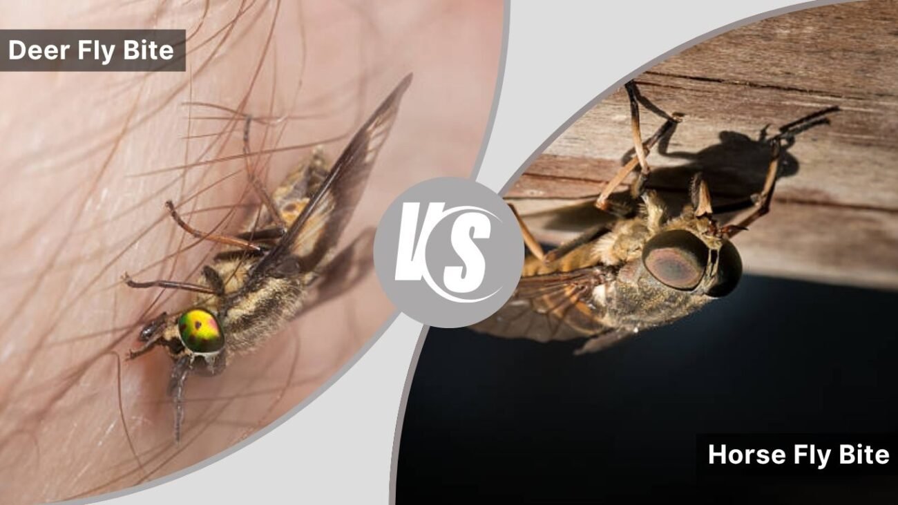 Deer Fly Bite vs Horse Fly Bite