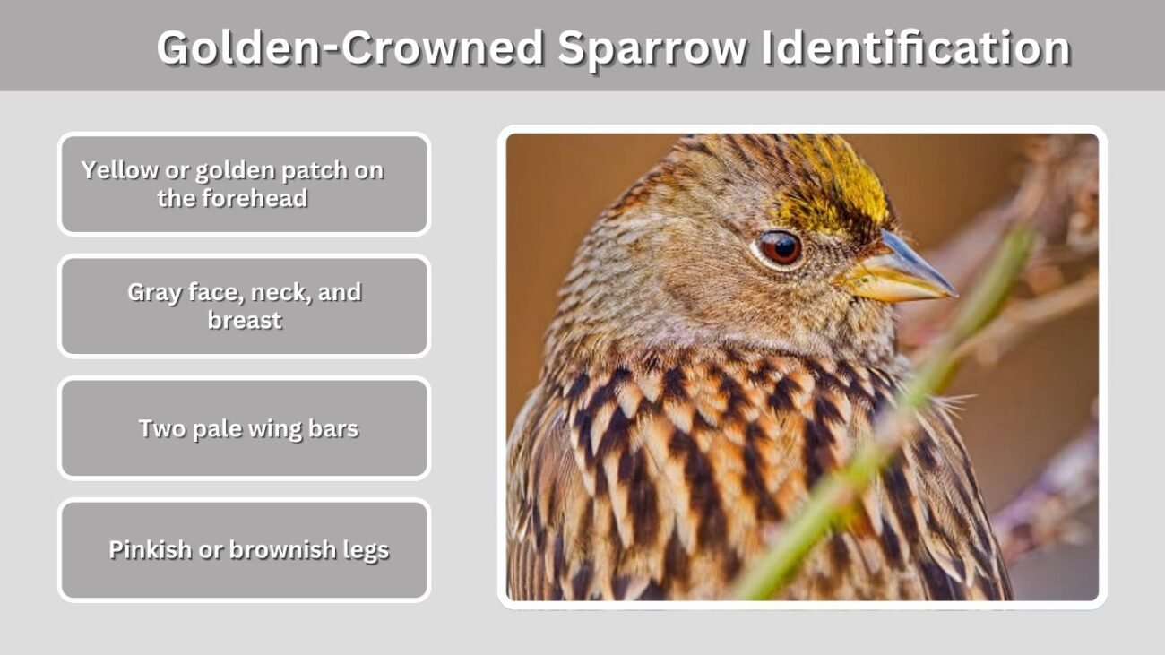 Golden-Crowned Sparrow Identification