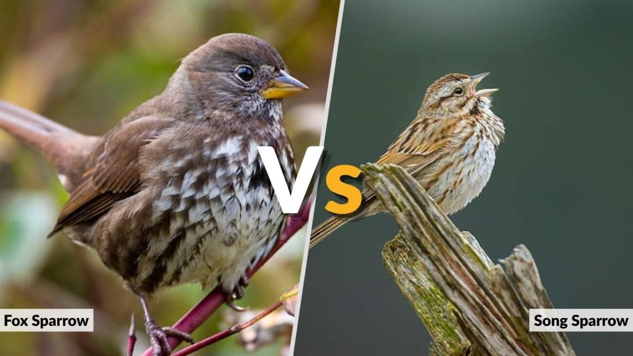 Fox Sparrow vs Similar Birds