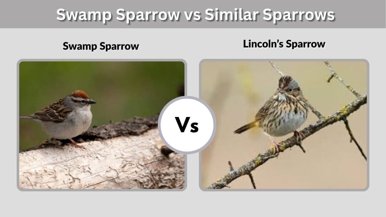 Swamp Sparrow vs Similar Sparrows