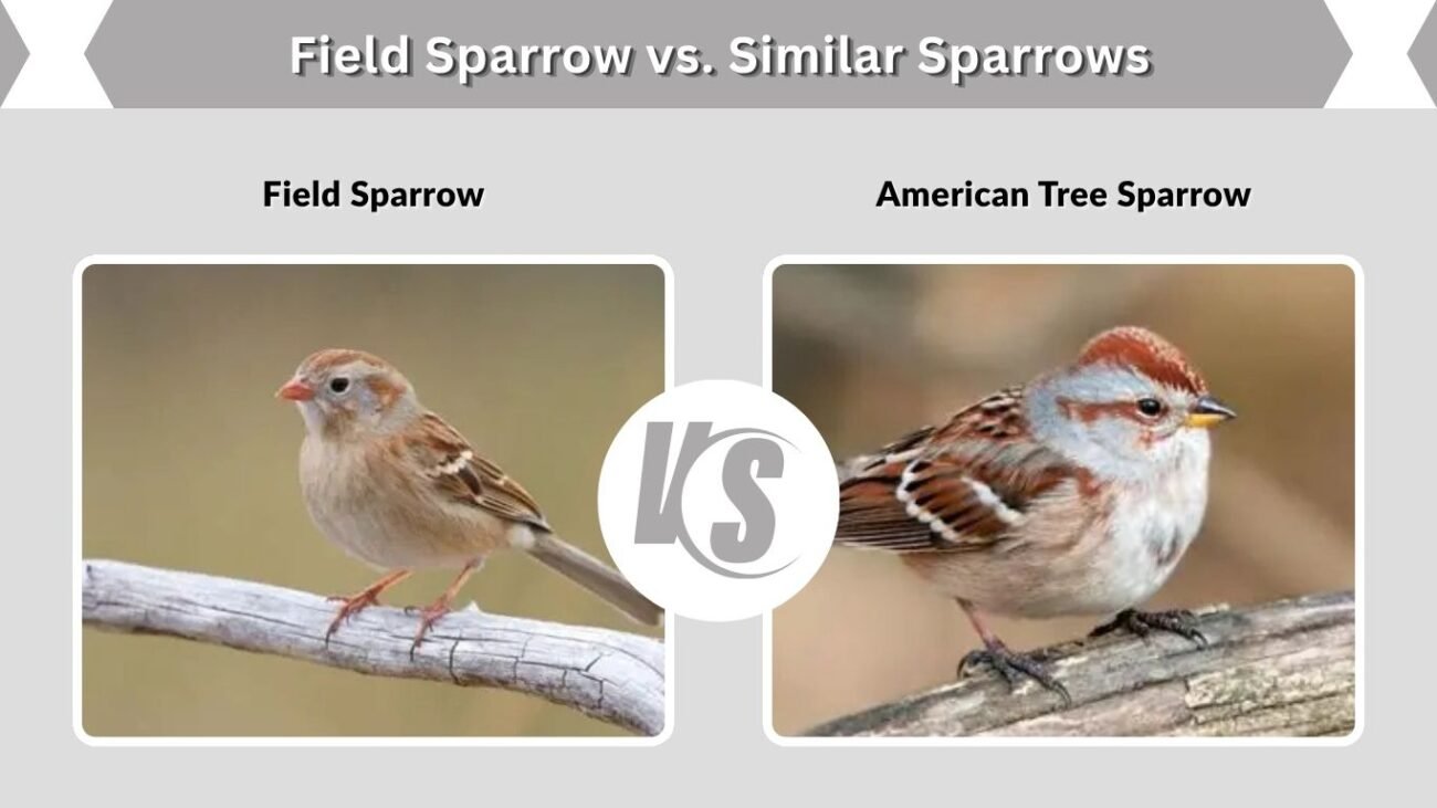 Field Sparrow vs. Similar Sparrows
