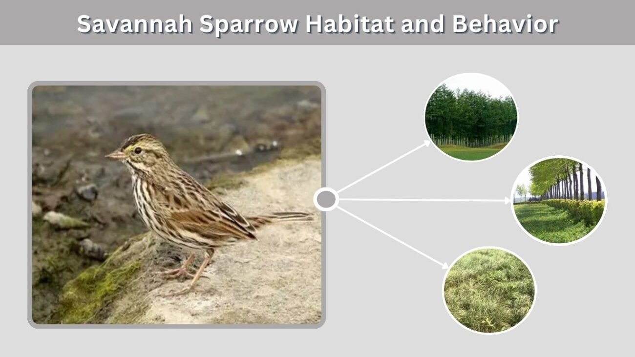 Savannah Sparrow Habitat and Behavior