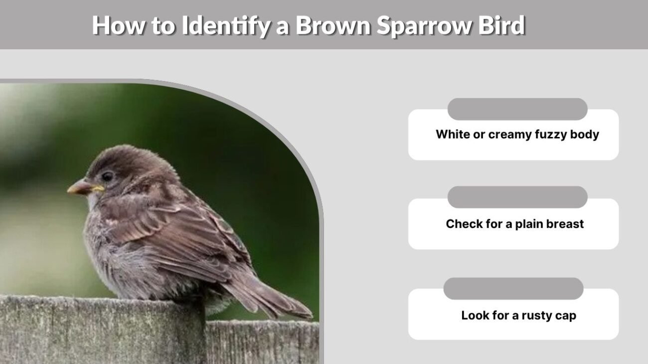 How to Identify a Brown Sparrow Bird