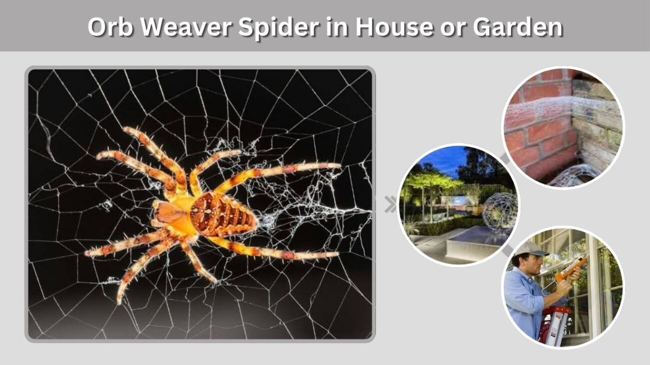 Orb Weaver Spider in House or Garden