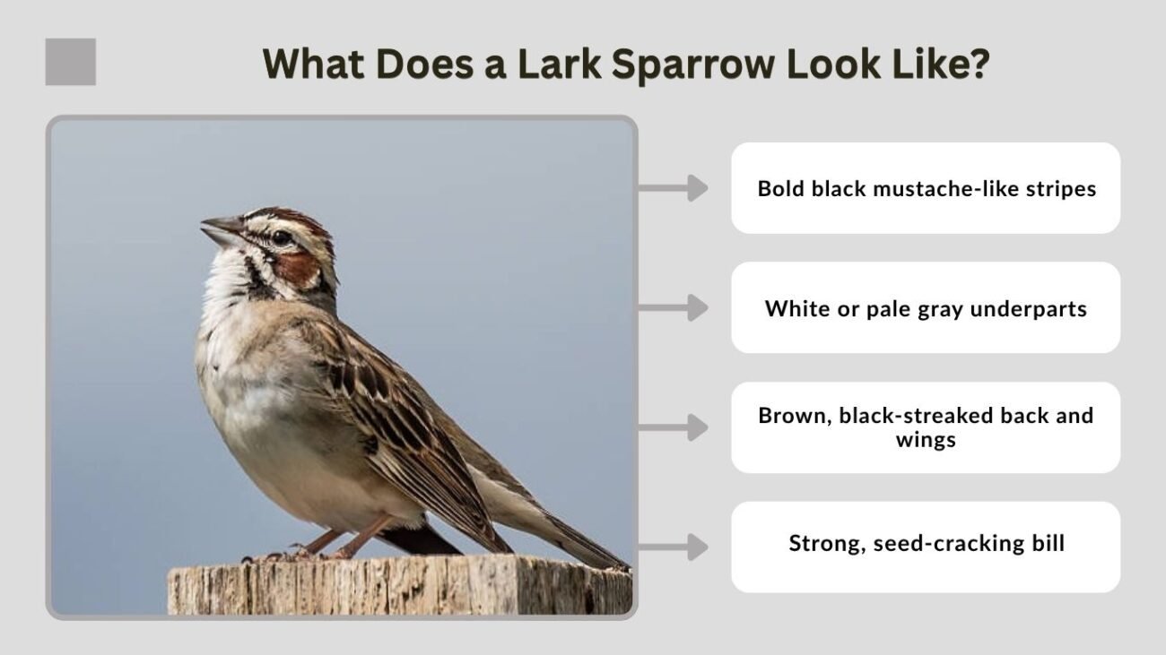 What Does a Lark Sparrow Look Like?