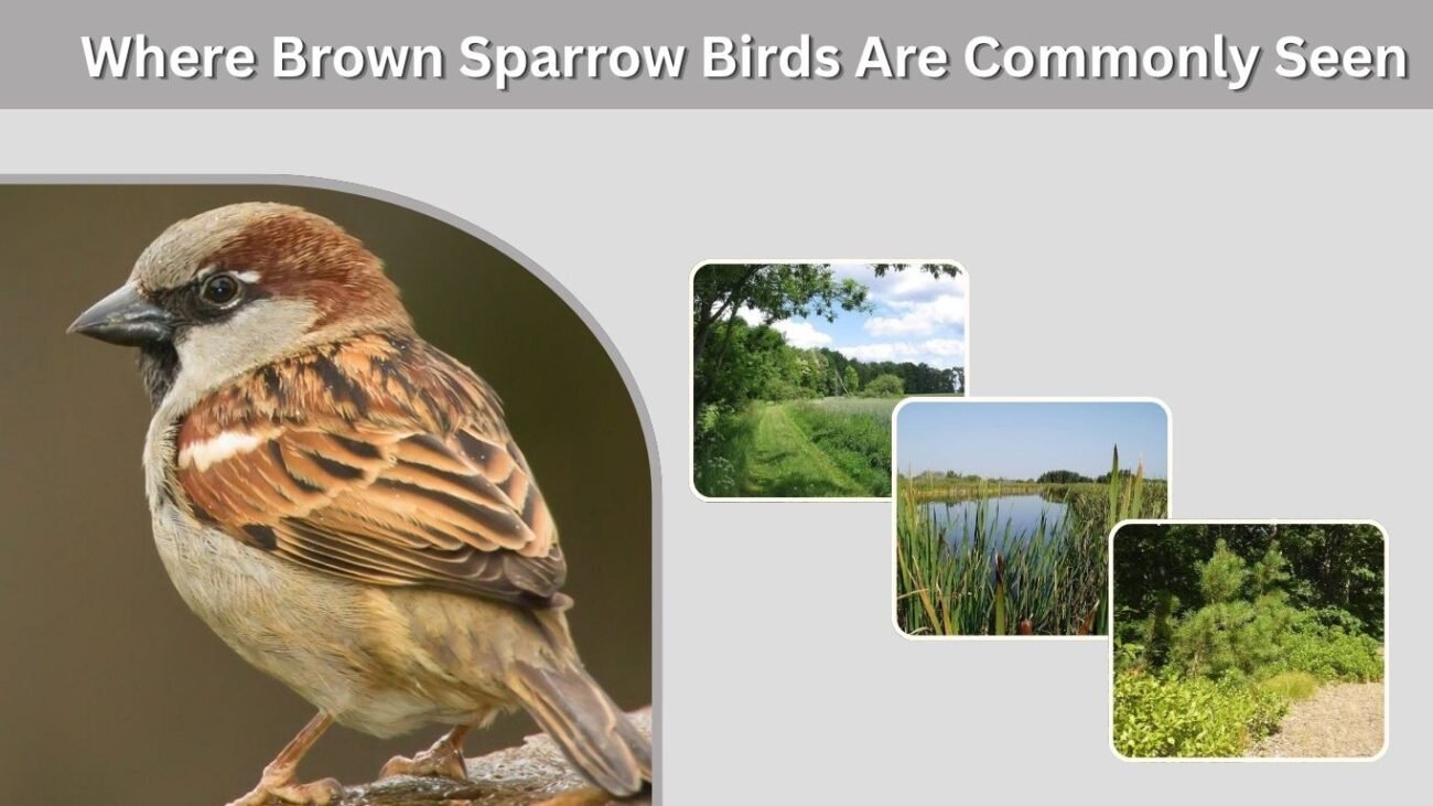 Where Brown Sparrow Birds Are Commonly Seen