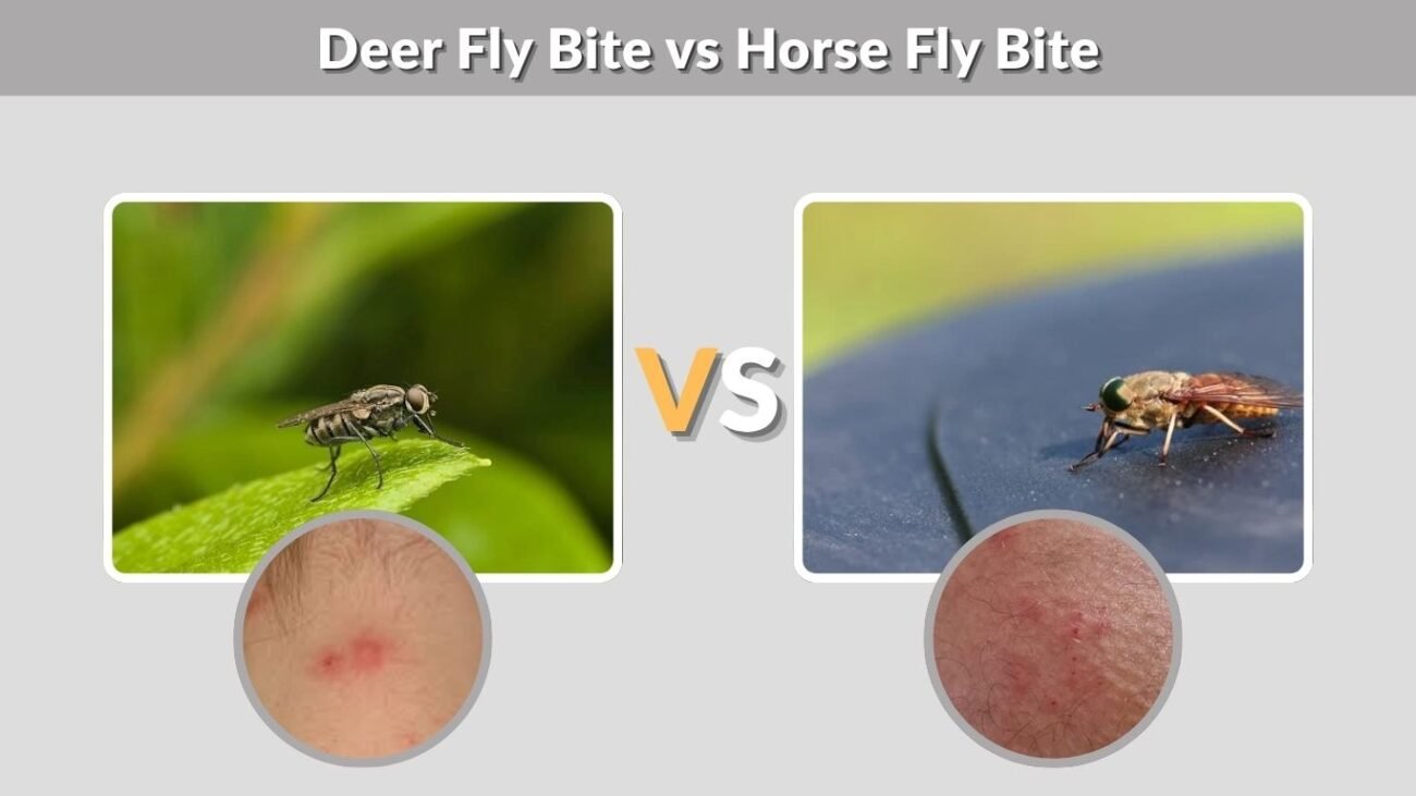 Deer Fly Bite vs Horse Fly Bite
