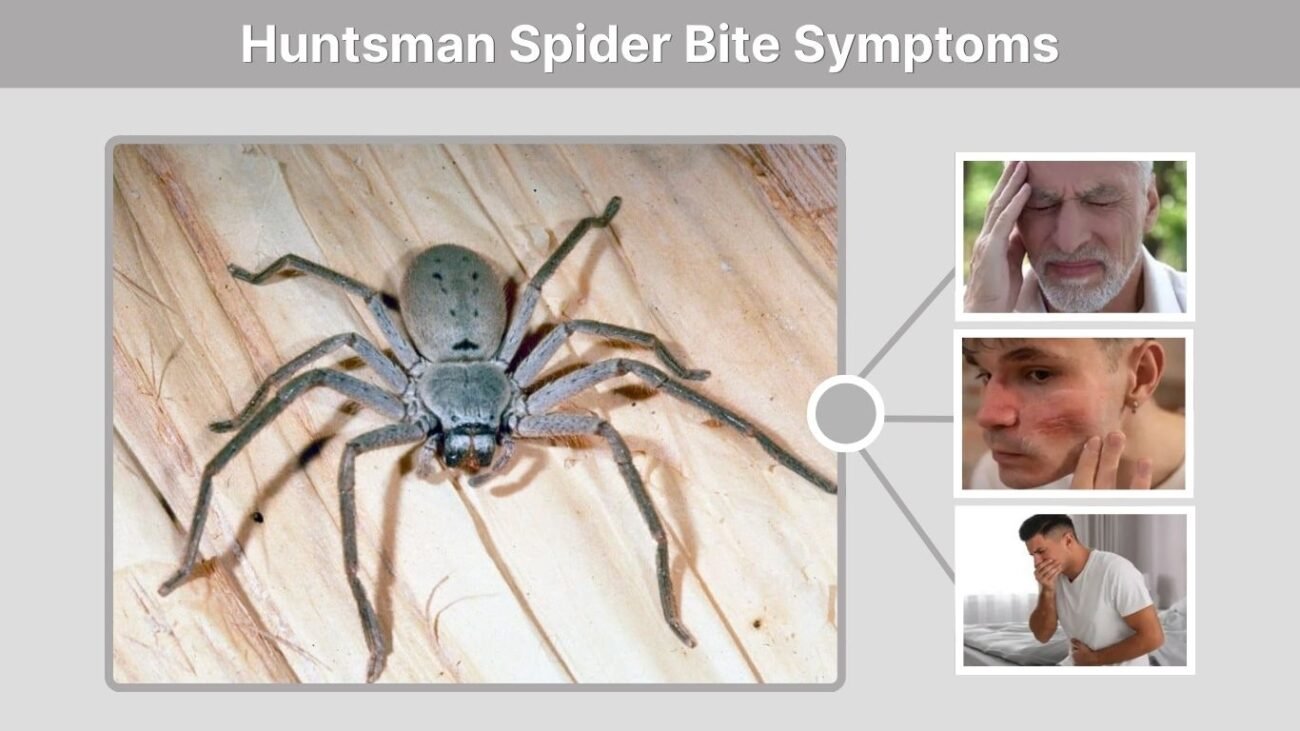Huntsman Spider Bite Symptoms