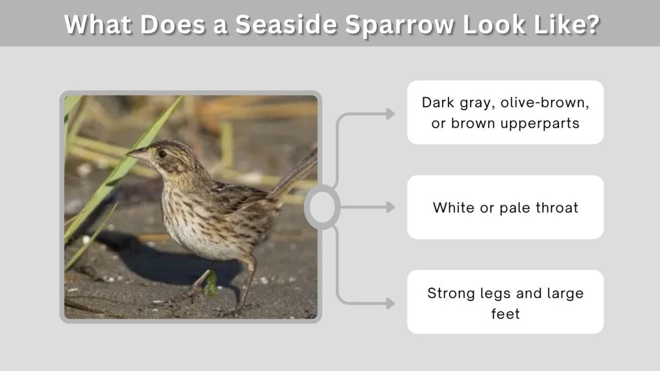 What Does a Seaside Sparrow Look Like?