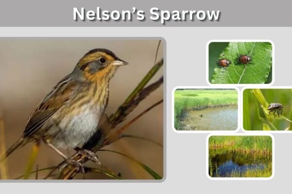 Nelson’s Sparrow: Identification, Habitat, Diet and Facts