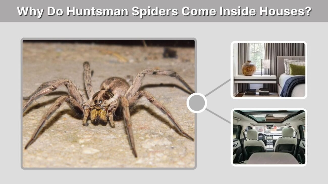 Why Do Huntsman Spiders Come Inside Houses?