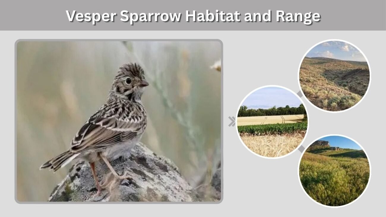 Vesper Sparrow Habitat and Range
