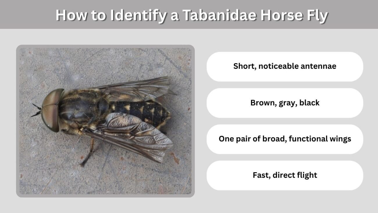 How to Identify a Tabanidae Horse Fly