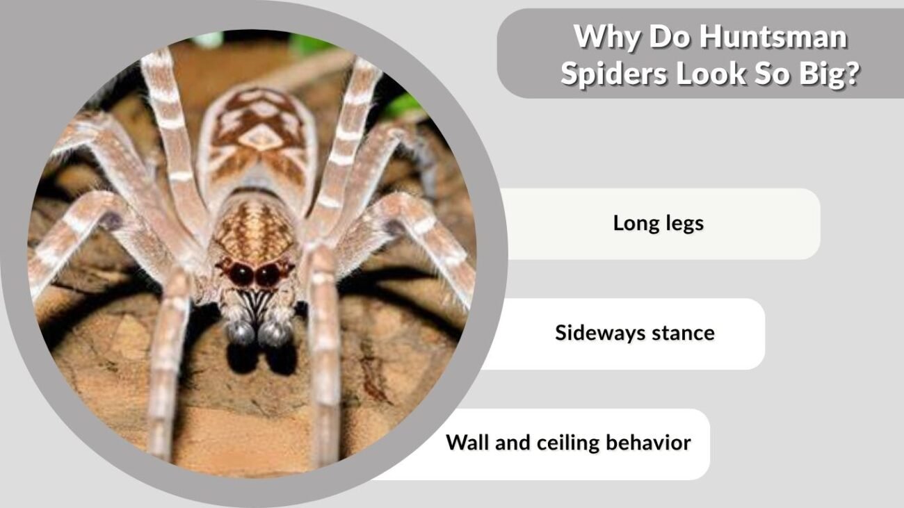 Why Do Huntsman Spiders Look So Big?