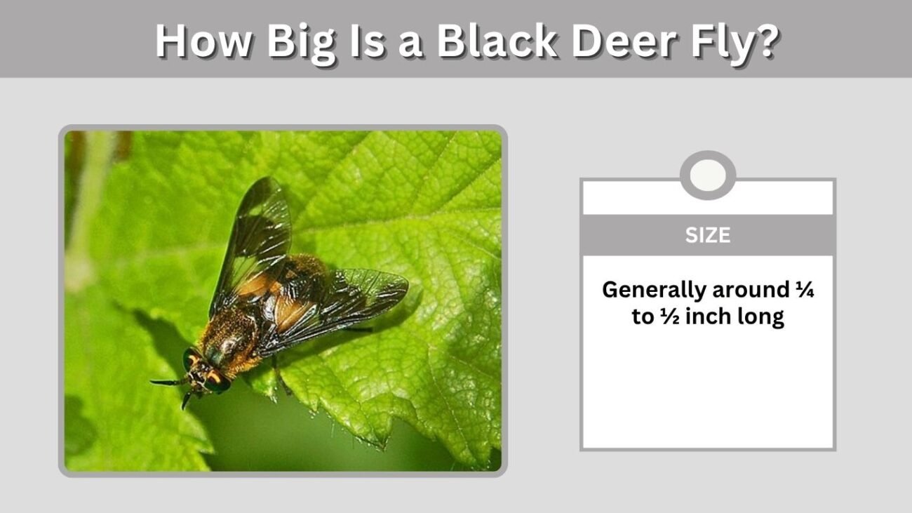 How Big Is a Black Deer Fly?
