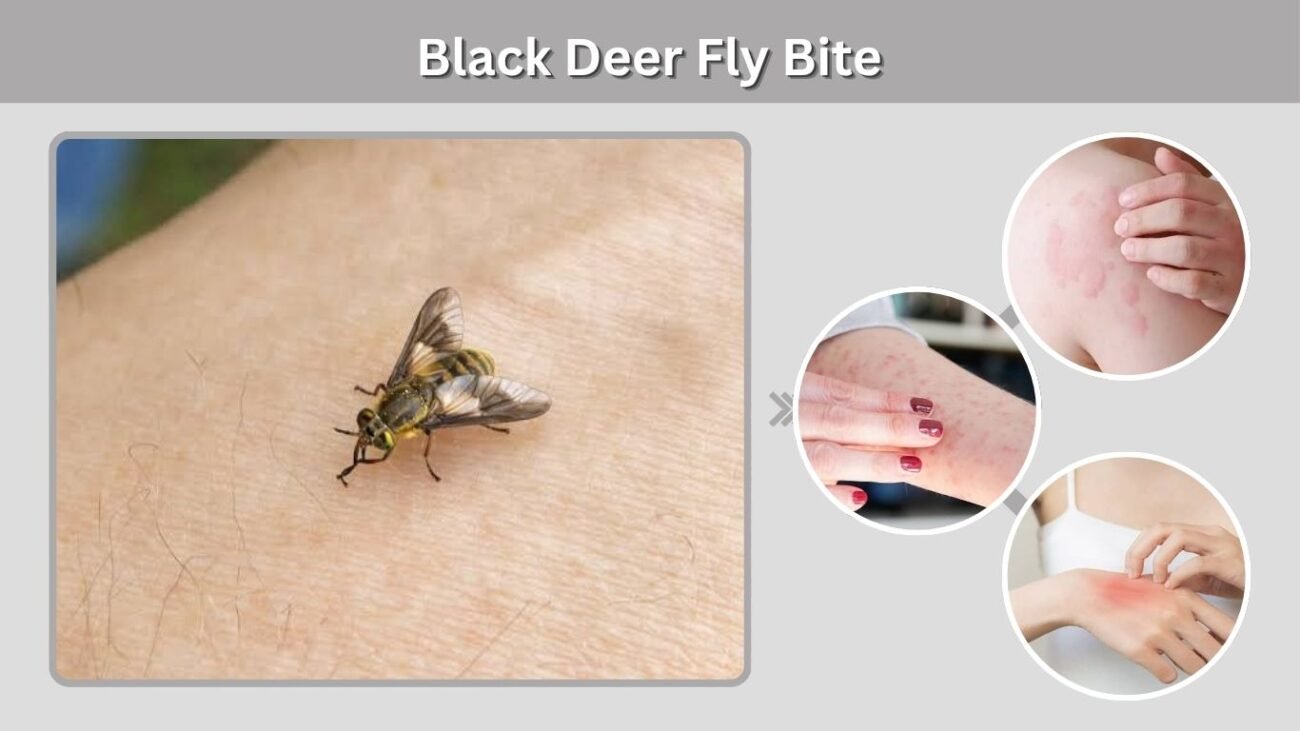 Black Deer Fly Bite