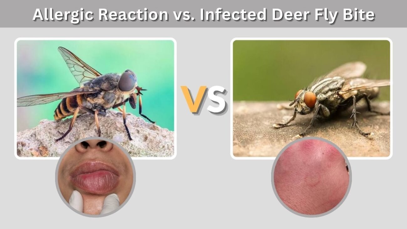 Allergic Reaction vs. Infected Deer Fly Bite