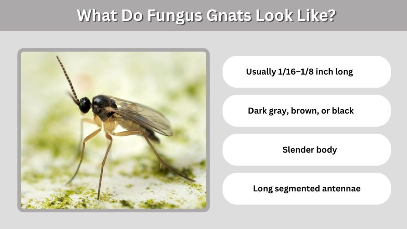 What Do Fungus Gnats Look Like?