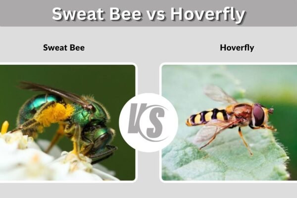 Sweat Bee vs Hoverfly: Key Differences and Identification